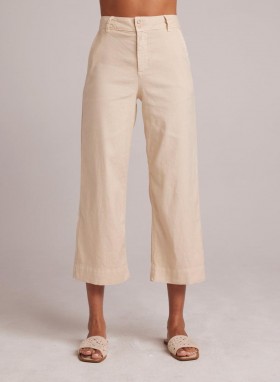  Bukser | Dame Bella Dahl SAIGE - VID BEN CROP - Samba Sand