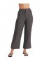  Pantaloni | Pantaloni scurți pentru femei Bella Dahl Blakely Utility Wide Leg Crop - Charcoal Shadow