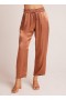  Pantaloni | Pantaloni pentru femei Bella Dahl cu talie smocked - Curacao Coconut