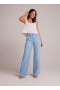  Pantaloni | Blugi cu picior larg Bella Dahl Taylor Utility pentru femei - Coastal Wash