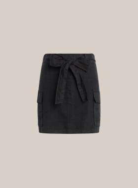  Fuste | Fustă mini cargo din in Bella Dahl pentru femei - Negru