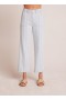 Dámske nohavice Bella Dahl Blakely Utility Wide Leg Crop - Bleach Stripe Wash