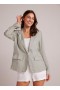  Svetre a bundy | Dámske sako Bella Dahl Easy Linen - Oasis Green
