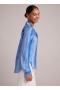  Camisa de manga larga | Blusa fluida con botones Bella Dahl para mujer - Estampado Marina Haze