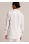  Camisa de manga larga | Camisa de mujer Bella Dahl con un bolsillo - Blanca