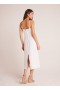  Vestidos midi | Vestido midi ajustado tipo camisola Bella Dahl para mujer - Blanco