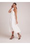  Vestidos midi | Vestido midi halter fruncido Bella Dahl para mujer - Blanco
