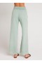  Pantalones | Pantalón de mujer Bella Dahl de pierna ancha con cintura elástica - Verde Oasis