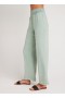  Pantalones | Pantalón de mujer Bella Dahl de pierna ancha con cintura elástica - Verde Oasis