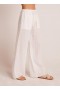  Pantalones | Pantalón de playa Bella Dahl de pierna ancha con bolsillos para mujer - Blanco