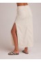  Faldas | Falda Bella Dahl Indigo con abertura lateral para mujer - Samba Sand
