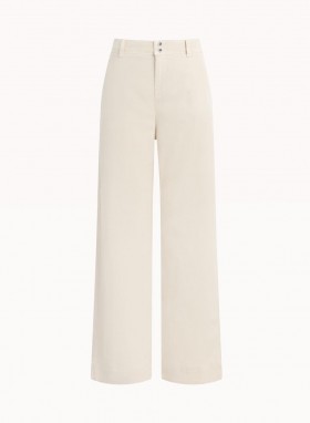  Pantalones | Bella Dahl Saige Wide Leg Crop para mujer - Gris concha