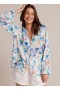  Button Down | Dame Bella Dahl Skjorte med knapper og løkke foran - Malibu Blomsterprint
