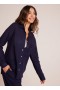  Button Down | Dame Bella Dahl Oversized Pocket Button Down - Tropisk Marineblå