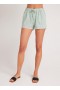 Shorts | Dame Bella Dahl Shorts med flossede lommer - Oasis Green