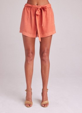  Shorts | Dame Bella Dahl Tie Short - Clay Oasis