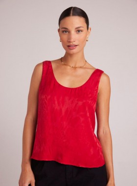  Ærmeløs | Dame Bella Dahl Rund Hals Tanktop - Summer Rouge