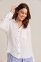  Button Down | Dames Bella Dahl linnen zakje button down - wit