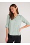  Button Down | Dames Bella Dahl Shirt Tail Button Down - Oasis Green
