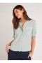  Button Down | Dames Bella Dahl Split Back Button Down - Oasis Green