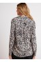  Lange mouw | Dames Bella Dahl Clean Shirt - Abstracte bloemenprint