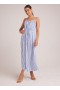  Maxi-jurken | Dames Bella Dahl gesmokte cami maxi-jurk - Bahia Breeze Stripe