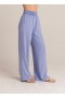  Broek | Dames Bella Dahl Smocked Waist Wide Leg - Peri Blue
