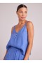  Mouwloos | Dames Bella Dahl Cami met knoopsluiting - Bahia Blue