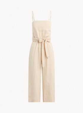  Rompers & Jumpsuits | Dames Bella Dahl Smocked Back Jumpsuit - Samba Tan
