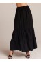 Hameet | Naisten Bella Dahl Ladder Trim Tiered Maxi -hame - Musta