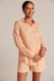  Chemise boutonnée | Chemise boutonnée Bella Dahl Boyfriend pour femme - Peach Parker