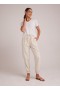  Pantalon de jogging | Pantalon de jogging plissé Bella Dahl Isla pour femme - Sable coquillage