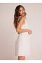  Mini-robes | Robe-chemise sans manches à plis Bella Dahl pour femme - Blanche