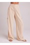 Pantalon | Femme Bella Dahl Cargo Jambes Larges - Kaki d'été