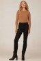  Pantalon | Pantalon droit Bella Dahl Lennon Luxe pour femme - Noir