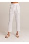  Pantalon | Pantalon utilitaire Bella Dahl pour femme, taille nouée - Blanc