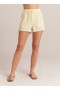  Short | Short à poche Bella Dahl pour femme, ourlet effiloché - Soft Sun
