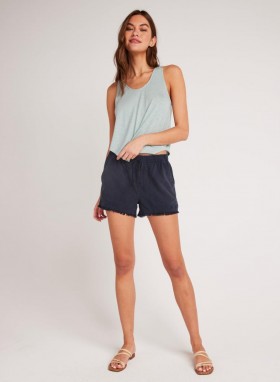  Short | Short à poche et ourlet effiloché Bella Dahl pour femme - Endless Sea