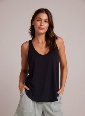  T-Shirt | Bella Dahl Tanktop für Damen mit Rundhalsausschnitt – Schwarz